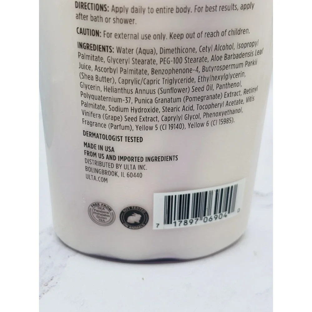 Ulta Beauty White Pumpkin Moisturizing Body Lotion 10 fl oz Shea Butter Aloe‎